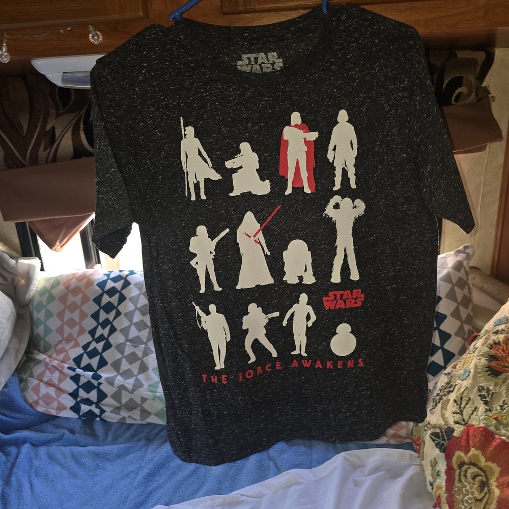 Star Wars Black and White Speckled T-Shirt